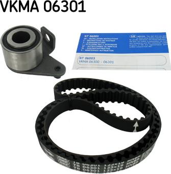 SKF VKMA 06301 - Kit cinghie dentate autozon.pro