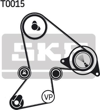 SKF VKMA 06214 - Kit cinghie dentate autozon.pro