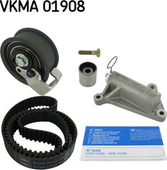 SKF VKMA 01908 - Kit cinghie dentate autozon.pro