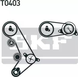 SKF VKMA 01046 - Kit cinghie dentate autozon.pro