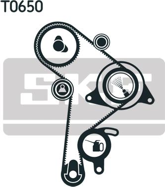 SKF VKMA 01256 - Kit cinghie dentate autozon.pro