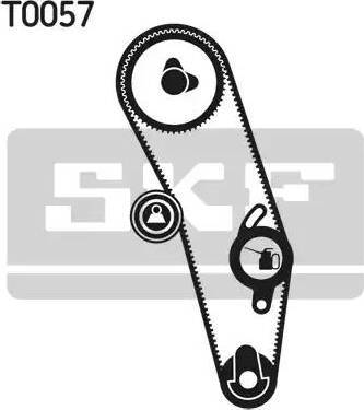 SKF VKMA 01023 - Kit cinghie dentate autozon.pro