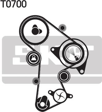 SKF VKMA 01148 - Kit cinghie dentate autozon.pro