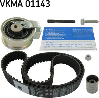 SKF VKMA 01143 - Kit cinghie dentate autozon.pro