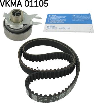 SKF VKMA 01105 - Kit cinghie dentate autozon.pro