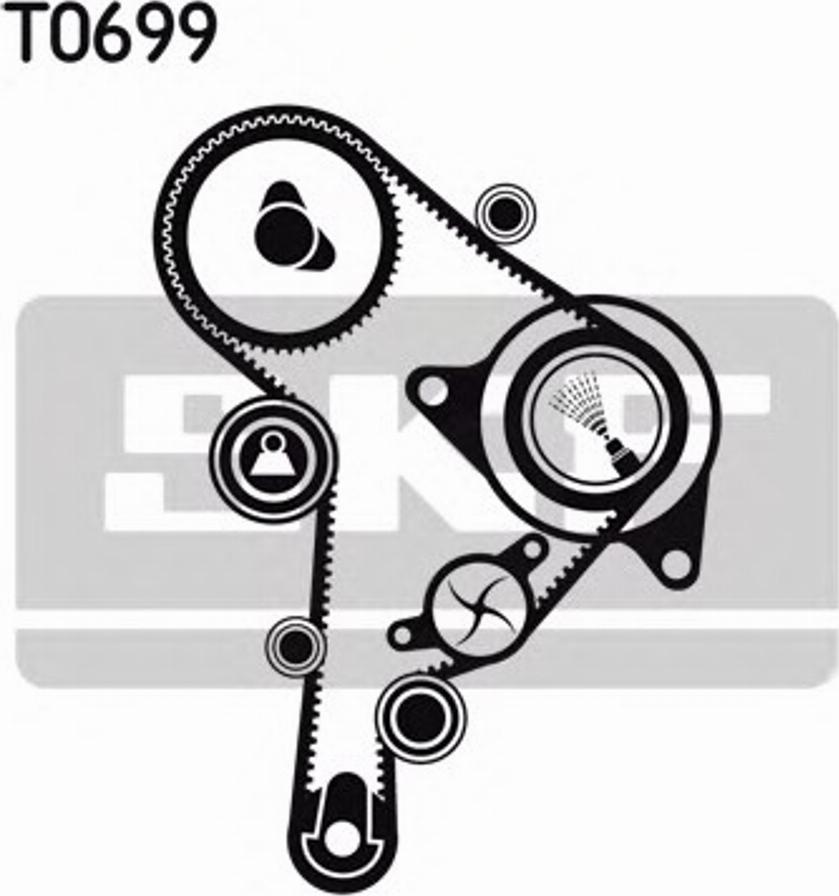 SKF VKMA 01131 - Kit cinghie dentate autozon.pro