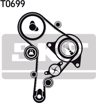 SKF VKMA 01263 - Kit cinghie dentate autozon.pro