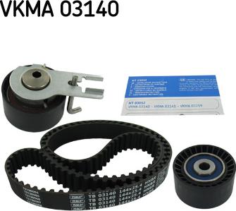 SKF VKMA 03140 - Kit cinghie dentate autozon.pro