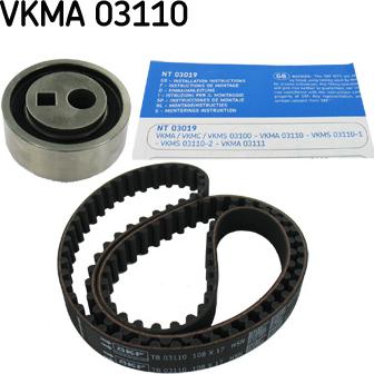 SKF VKMA 03110 - Kit cinghie dentate autozon.pro