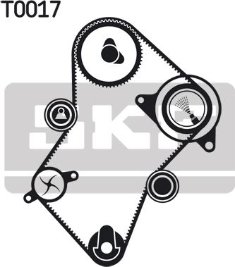 SKF VKMA 03244 - Kit cinghie dentate autozon.pro