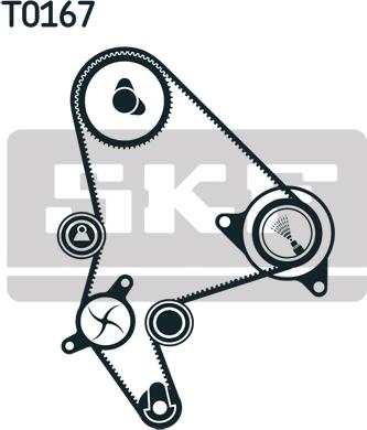 SKF VKMA 03264 - Kit cinghie dentate autozon.pro