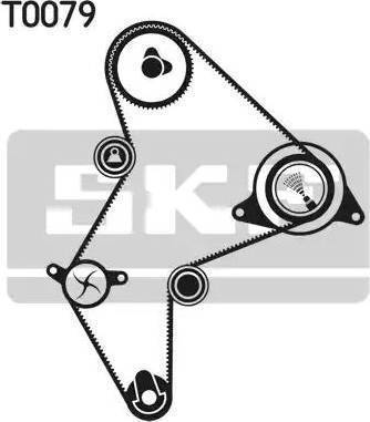 SKF VKMA 03250 - Kit cinghie dentate autozon.pro