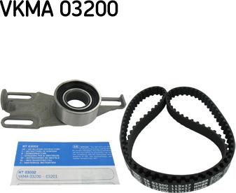 SKF VKMA 03200 - Kit cinghie dentate autozon.pro