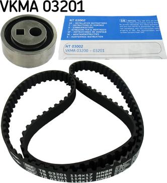 SKF VKMA 03201 - Kit cinghie dentate autozon.pro