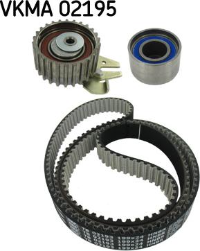 SKF VKMA 02195 - Kit cinghie dentate autozon.pro