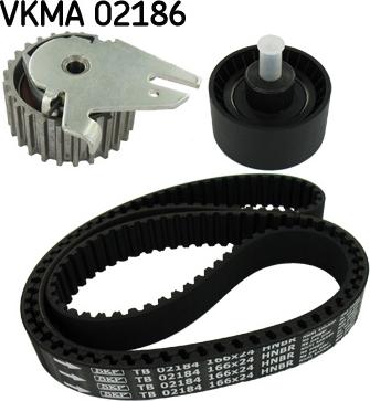 SKF VKMA 02186 - Kit cinghie dentate autozon.pro