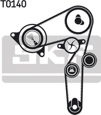 SKF VKMA 02174 - Kit cinghie dentate autozon.pro