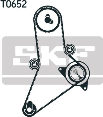 SKF VKMA 02383 - Kit cinghie dentate autozon.pro