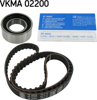 SKF VKMA 02200 - Kit cinghie dentate autozon.pro