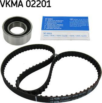 SKF VKMA 02201 - Kit cinghie dentate autozon.pro