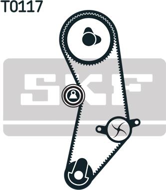 SKF VKMA 02201 - Kit cinghie dentate autozon.pro