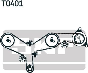 SKF VKMA 07261 - Kit cinghie dentate autozon.pro