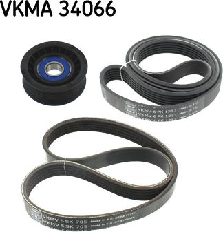 SKF VKMA 34066 - Kit Cinghie Poly-V autozon.pro