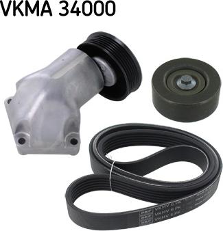 SKF VKMA 34000 - Kit Cinghie Poly-V autozon.pro