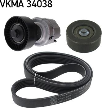 SKF VKMA 34038 - Kit Cinghie Poly-V autozon.pro