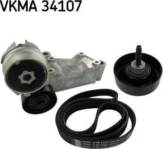 SKF VKMA 34107 - Kit Cinghie Poly-V autozon.pro