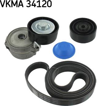 SKF VKMA 34120 - Kit Cinghie Poly-V autozon.pro