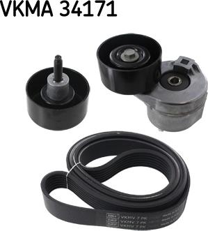 SKF VKMA 34171 - Kit Cinghie Poly-V autozon.pro