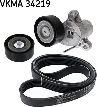 SKF VKMA 34219 - Kit Cinghie Poly-V autozon.pro