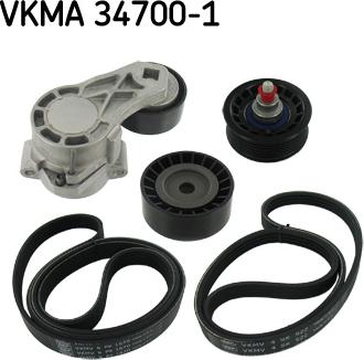 SKF VKMA 34700-1 - Kit Cinghie Poly-V autozon.pro