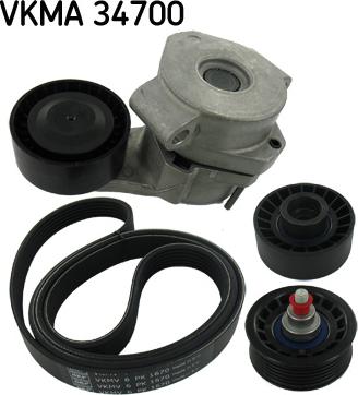 SKF VKMA 34700 - Kit Cinghie Poly-V autozon.pro