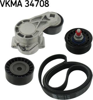 SKF VKMA 34708 - Kit Cinghie Poly-V autozon.pro