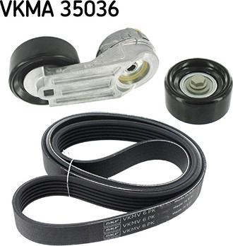 SKF VKMA 35036 - Kit Cinghie Poly-V autozon.pro