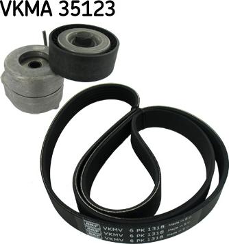 SKF VKMA 35123 - Kit Cinghie Poly-V autozon.pro