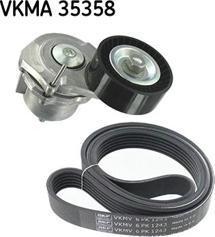 SKF VKMA 35358 - Kit Cinghie Poly-V autozon.pro