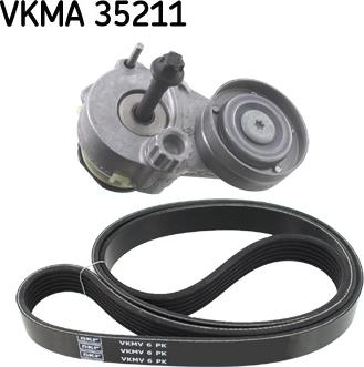 SKF VKMA 35211 - Kit Cinghie Poly-V autozon.pro