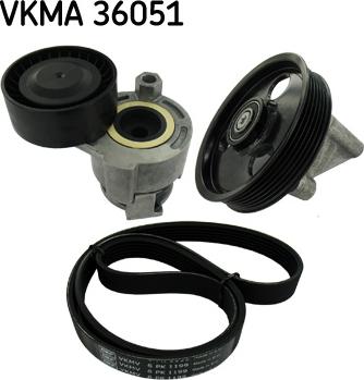 SKF VKMA 36051 - Kit Cinghie Poly-V autozon.pro