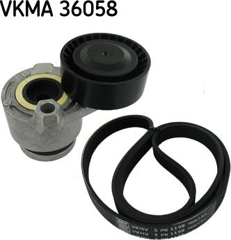 SKF VKMA 36058 - Kit Cinghie Poly-V autozon.pro