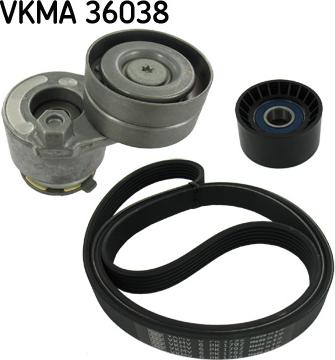 SKF VKMA 36038 - Kit Cinghie Poly-V autozon.pro