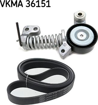 SKF VKMA 36151 - Kit Cinghie Poly-V autozon.pro