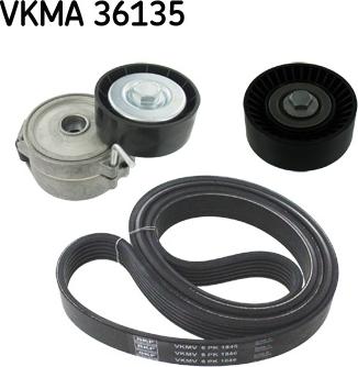 SKF VKMA 36135 - Kit Cinghie Poly-V autozon.pro