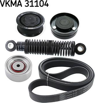 SKF VKMA 31104 - Kit Cinghie Poly-V autozon.pro