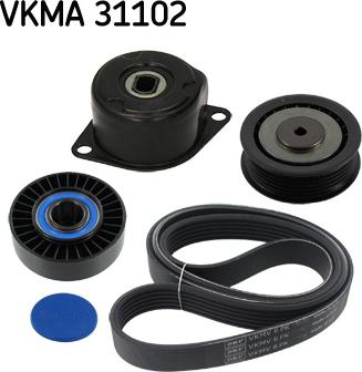 SKF VKMA 31102 - Kit Cinghie Poly-V autozon.pro