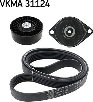 SKF VKMA 31124 - Kit Cinghie Poly-V autozon.pro