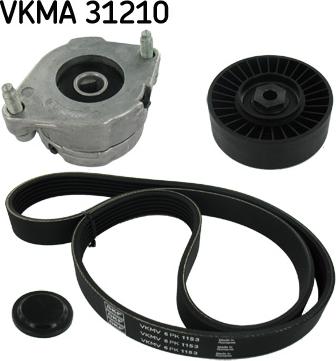 SKF VKMA 31210 - Kit Cinghie Poly-V autozon.pro