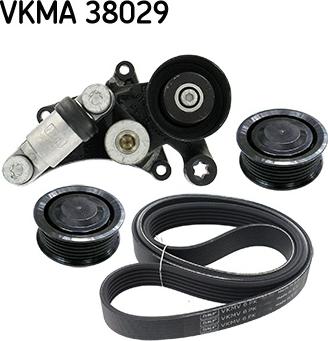 SKF VKMA 38029 - Kit Cinghie Poly-V autozon.pro